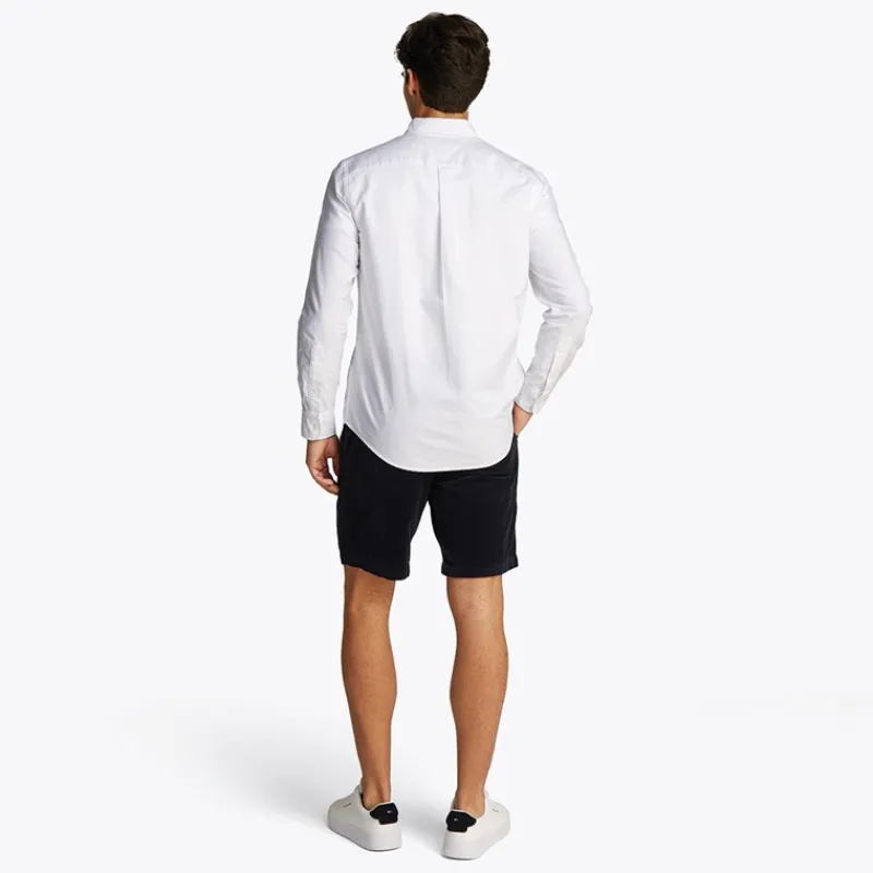 Discount Tommy Hilfiger Herre Heritage Oxford Langærmet Skjorte Optisk Hvid