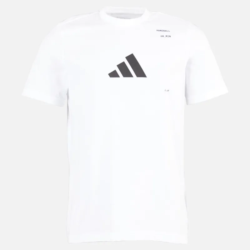 Best adidas Herre Håndbold Grafisk T-shirt Hvid
