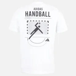 Best adidas Herre Håndbold Grafisk T-shirt Hvid