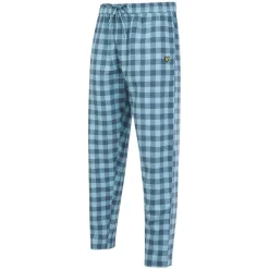 Discount Lyle And Scott Vintage Herre Holden T-shirt og ternede loungesæt Bright White/​Blue Check