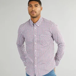 Outlet Ben Sherman Herre House Langærmet shirts Flerfarvet