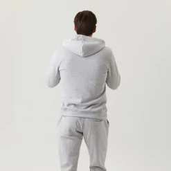 New BJORN BORG Herre Hættetrøje med Lynlås MidtLys Grå Melange