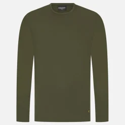 Online Lyle And Scott Vintage Herre Hugo Langærmet Bluse Og Shorts Lounge Sæt Climbing Ivy/Sort