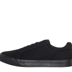 Crosshatch Herre Huseby Canvas Pumps Mono Sort