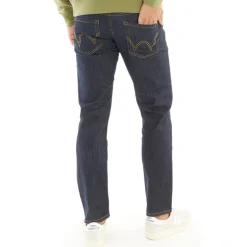 Outlet Duck and Cover Herre Hydras Jeans Med Lige Ben Blå Mørkvasket denim