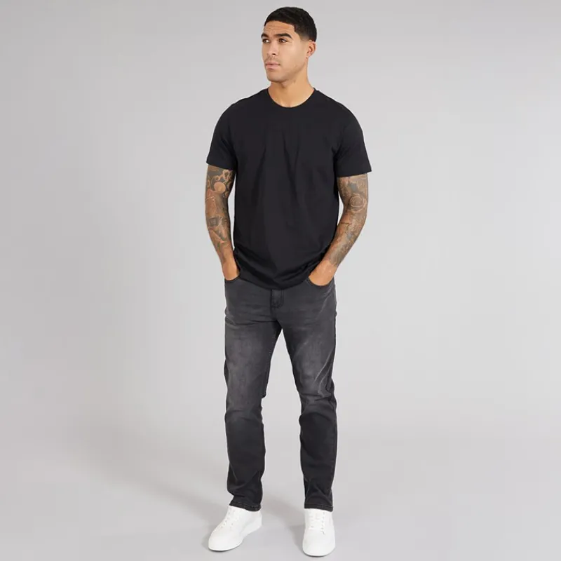 Best Duck and Cover Herre Hydras Jeans Med Lige Ben Sort