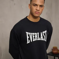 Outlet Everlast Herre Ikonisk Maksimeret Sweatshirt Sort