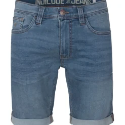 Outlet Indicode Herre Indelmare Denimshorts Blå Mellemblå
