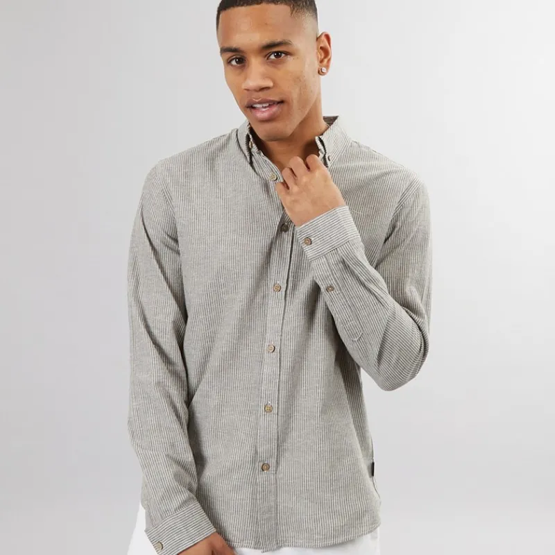Hot Indicode Herre Inmeis Langærmet shirts Sort