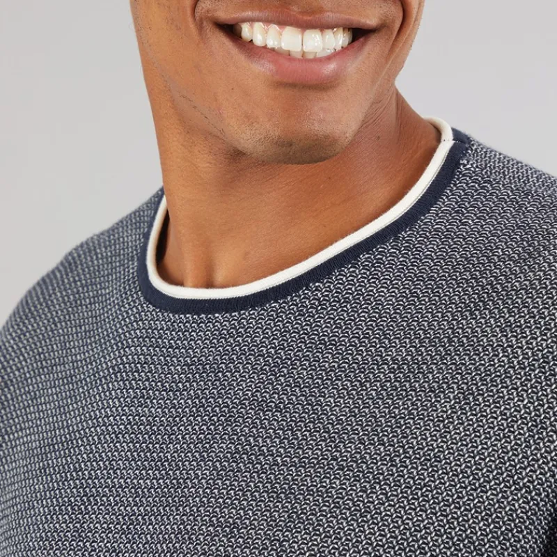 Indicode Herre Jaluf Jumper Sky Captain Marineblå