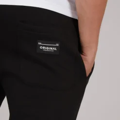 New Crosshatch Herre Jamals Joggingbukser Sort