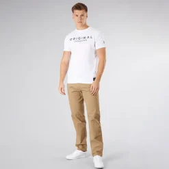 Online Crosshatch Herre Jamals T Shirt Off White