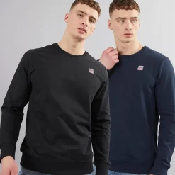 Vinson Herre Jerry Sweatshirts Flerfarvet Sort