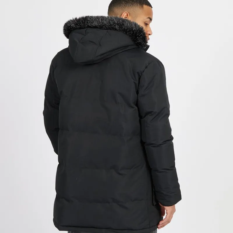 Discount Brave Soul Herre Jethrow Tech Lang Parka Sort
