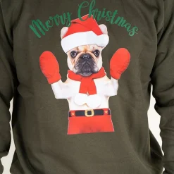 Best Marcus Herre Jule Sweater Olive Green Olivengrøn