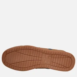 Hot Ben Sherman Herre Keeler Træningssko Tan /​ Navy Gyldenbrun