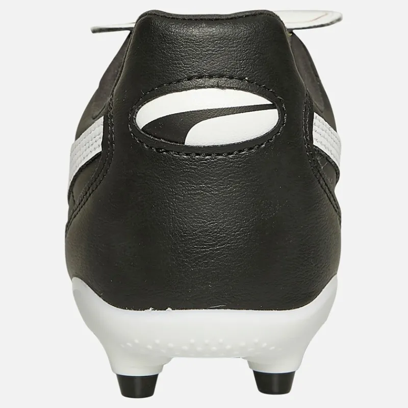 Hot Puma Herre King Top FG / AG Fast / Kunstgræs Fodboldstøvler Sort / Hvid