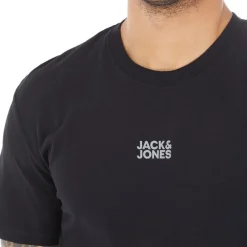 New JACK & JONES Herre Klassisk T-Shirt Sort