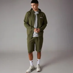 Online Ellesse Herre Klemerio Lynlås Hættetrøje Khaki