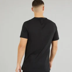 Discount adidas Herre Komfort Flex Bomuld Tre Pak Rund Hals T Shirts Sort