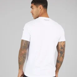 Discount Avant Garde Herre Kryptisk T-Shirt Hvid