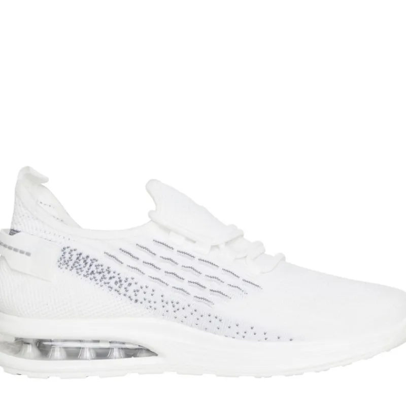 Clearance Brave Soul Herre Lakeside Bubble Sneakers Hvid