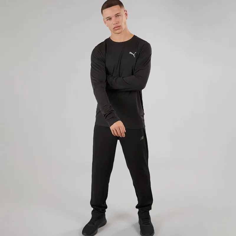 Sale Puma Herre Løbe Favorit Langærmet Løbe Top Sort