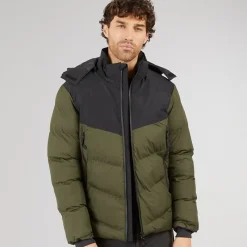 Hot Marcus Herre Lebron Kort Jakke Olive Green Grøn