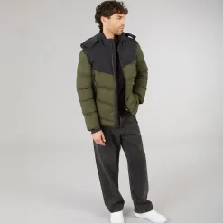 Hot Marcus Herre Lebron Kort Jakke Olive Green Grøn