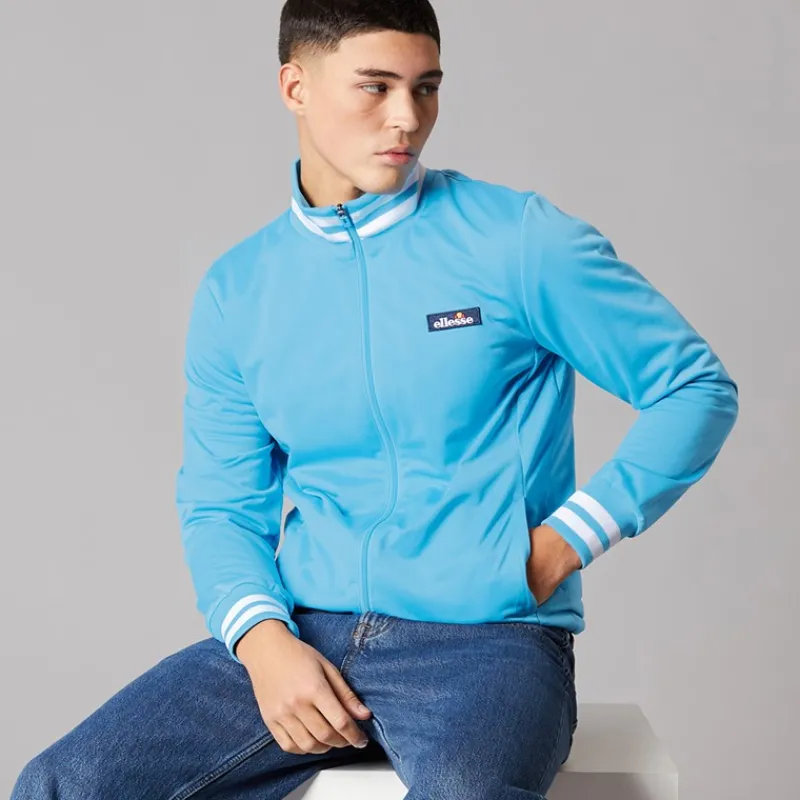 Outlet Ellesse Herre Lochi Track Jakke Blå Blå