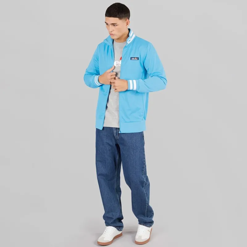 Outlet Ellesse Herre Lochi Track Jakke Blå Blå