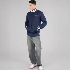 Outlet Ellesse Herre Lochi Track Jakke Navy Marineblå