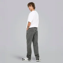 New ONLY & SONS Herre Løse Tape Jeans Medium Grey Denim