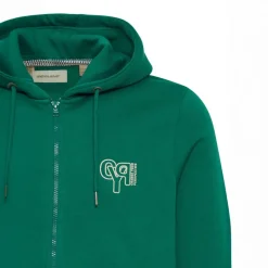 New Blend Herre lynlås hoodie Evergreen Grøn