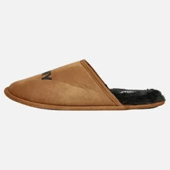 Discount DKNY Herre Lyra Mule Hjemmesko Tan