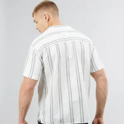 Hot PRODUKT Herre Mads Kortærmet Skjorte Sky Dancer beige