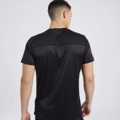 Clearance Ellesse Herre Malbory Venstre Bryst T-Shirt Sort