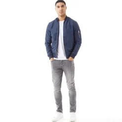 Discount JACK & JONES Herre Mash Bomberjakke Blå Blazer