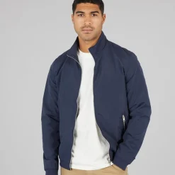 Hot JACK & JONES Herre Mash Harrington Jakke Blå Blazer