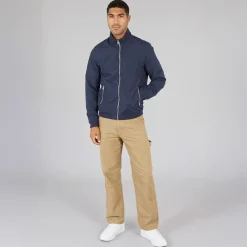 Hot JACK & JONES Herre Mash Harrington Jakke Blå Blazer