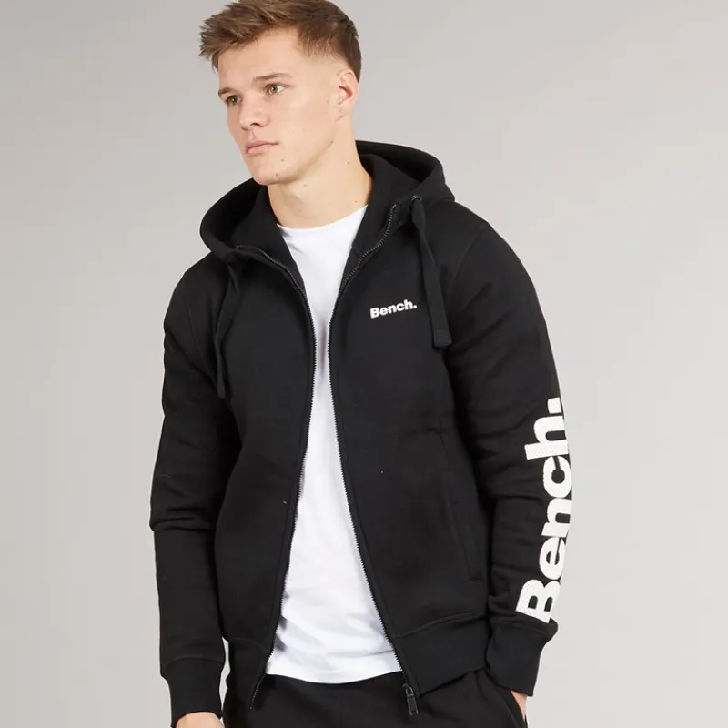 Online Bench Herre Maslow 22 Zip Through Hoodie Sort