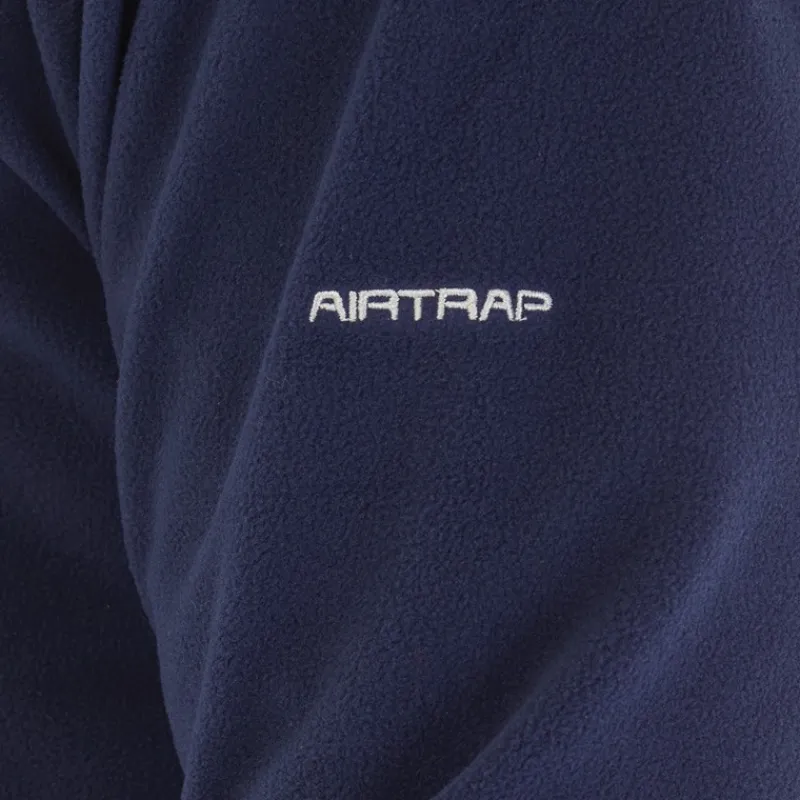 Outlet Trespass Herre Masonville 1/2 lynlås Micro Fleece Blå Blå