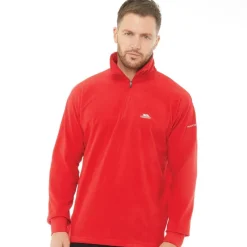 Hot Trespass Herre Masonville 1/2 Lynlås Micro Fleece Rød Rød