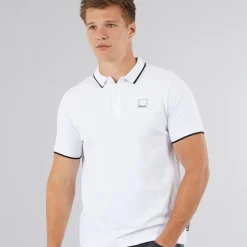 New Bench Herre Mata Polo T-shirt Hvid