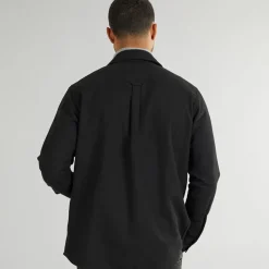 Outlet PRODUKT Herre Mikkel Skjorte Jakke Sort Houndstooth