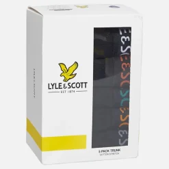 Lyle And Scott Vintage Herre Miller Fem Pak Trunks Sort/​Multi