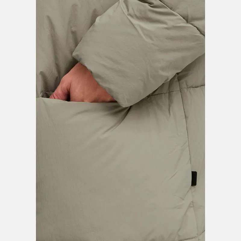 Clearance Solid Herre Milo Puffer Jakke Laurel Oak