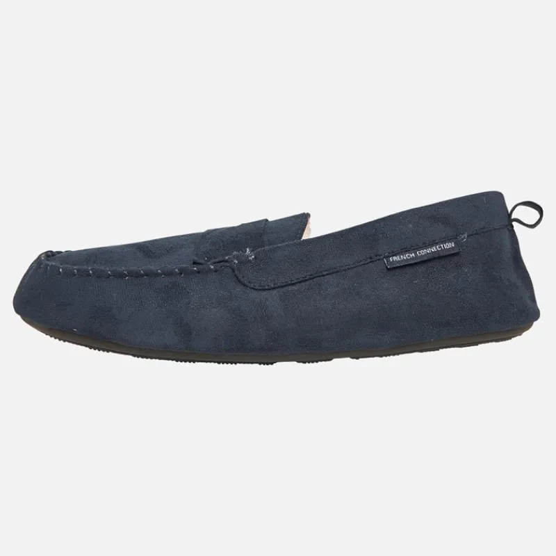 Best French Connection Herre Moccasin 2 Hjemmesko Marine Marineblå