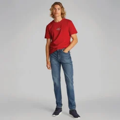 New Calvin Klein Jeans Herre Monologo T-shirt Dyb Magma