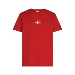 New Calvin Klein Jeans Herre Monologo T-shirt Dyb Magma